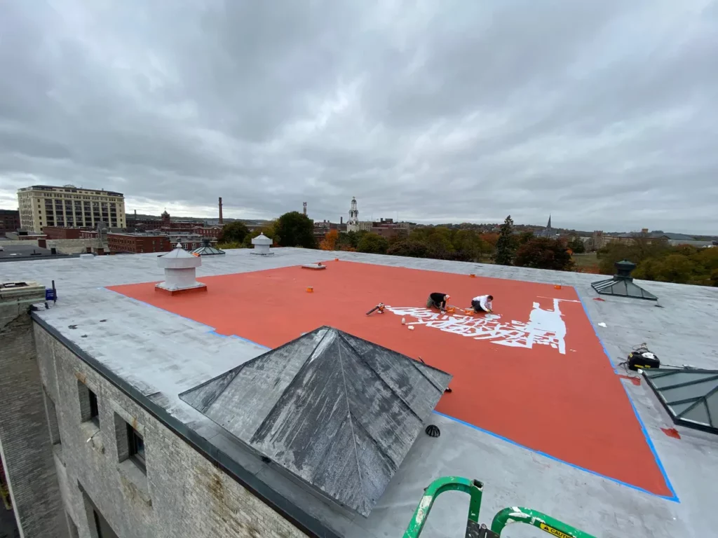 commercial roof inspection in Boston
